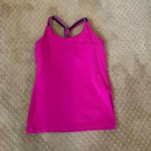 Jois Yoga top , size Medium. Hot pink